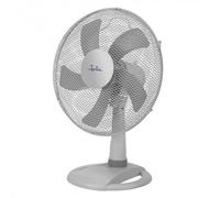 Jata JVVM3027 Ventilateur de table avec 3 vitesses, hauteur 60 cm, oscillation automatique, tête inclinable, grille de protection en métal arrière et avant