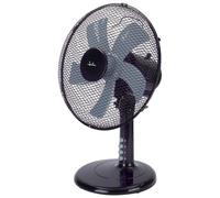 JATA JVVM3124 Ventilateur de table portable à 3 vitesses, oscillant, tête inclinable. Hauteur : 53 cm. Silencieux. Faible consommation. 1591 m3/h