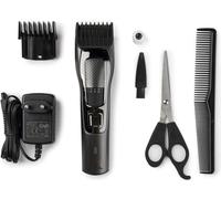 JATA MP36B Tondeuse pour cheveux et barbe avec 2 guides de coupe (1-10 mm et 11-20 mm) Lames en acier inoxydable. Utilisation avec ou sans fil. Haute précision de coupe