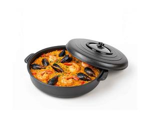 Jata PE550 Poêle à paella électrique PE550 Grande taille Noir
