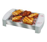 JATA TT589 plancha éléctrique Pose libre 550 W Acier inoxydable, Blanc