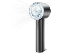 JATEKA Compresse Glacée Ventilateur Portable, 4000mAh rechargeable et 5 Vitesses, idéal pour le sport, les smartphones, les voyages, le bureau et la maison