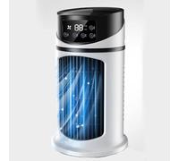 JATIBOSH Air Conditionné Portable Refroidisseur d'air avec 6 Vitesses et 3 Modes 300 ML Réservoir d'eau évaporateur Personnel avec écran Numérique 6h Humidificateur de Ventilateur.