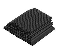 JatilEr Lot de 50 gaines thermorétractables pour isolation électrique, 5 tailles, noir
