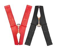 JatilEr Pince Crocodile pour Voiture, Pince Crocodile pour Batterie, Pince Crocodile avec Gaine Isolante pour Câble de Chargement de Voiture