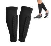 jatimdotin 1 Paire de protège-Tibias de Football, Ski Shin Guards, Confortable et Résistant aux Chocs, Manchon de Protection des Mollets pour Équipement De Protection Ski, Sport, Football (Taille: M)