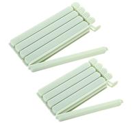 jatimdotin 10 Pièces Alimentaire D'étanchéité Clips, 15/12cm Pince Sachet Alimentaire, Pince Sachet Cuisine Réutilisable, Pince Fermeture Sachet pour Emballage Cuisine Bonbons Snack