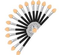 Jatimdotin Pinceaux Maquillages Yeux, 15 Pcs À Paupières Double Face, Eponge Pinceau Fard À Paupières Pour Maquillage Des Détails Des Yeux