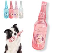 Jatmira Jouet couineur pour chien en caoutchouc renforcé et épais - Jouet à mâcher coloré pour chien (rouge, taille M)