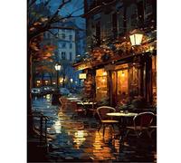 JATOK Kits de peinture par numéros pour adultes, kits de peinture pour débutants sur toile colorée avec symboles transparents, peinture à pigments acryliques faciles à faire soi-même, peinture pour