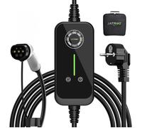 JATRHG EV Chargeur 12M 3.6KW-1.5KW 16A|13A|10A|8A Type 2 Câble de Charge Voiture Electrique Portable Courant Commutable chargeur EV