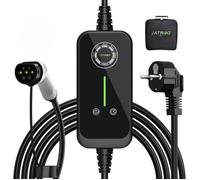 JATRHG EV Chargeur 5M 3.6KW-1.5KW 16A|13A|10A|8A Type 2 Câble de Charge Voiture Electrique Portable Courant Commutable chargeur EV