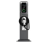 JATRHG K1 borne de recharge S1 wallbox 7kW 32A monophase câble 8M véhicules électriques + poteau support + prise renforcée étanche