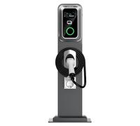 JATRHG K1 kit borne de Recharge S1 wallbox 7kw 32A monophase câble 8M véhicules électriques avec Poteau de Support +Prise renforcée étanche