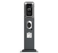 JATRHG K2 borne de recharge S2 wallbox 7kW 32A monophase socket shutter VE + poteau support + prise renforcée étanche