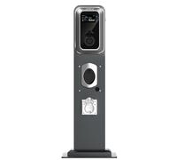 JATRHG K2 kit borne de Recharge S2 wallbox 7kw 32A monophase Socket véhicules électriques avec Poteau de Support +Prise renforcée étanche