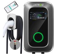 JATRHG S1 Borne de Recharge pour Véhicule Électrique 22kW 32A, Câble 8M Programmation de Charge et Réglage de Courant