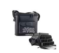 JATSUI Eva Bag Lures contient 24 artificielles de 22 x 16 x 21 mm, Noir , Sac de rangement artificiel