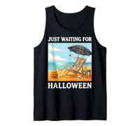 J'attends Juste Halloween, Un été de squelettes drôles et effrayants Débardeur