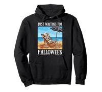 J'attends Juste Halloween, Un été de squelettes drôles et effrayants Sweat à Capuche