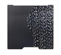 JAUEIVER Plaque d'impression 355 x 346,5 mm, double face en acier à ressort + plaque d'impression PET en fibre de carbone pour imprimante 3D Bambu Lab H2D