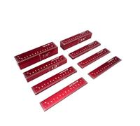 Jauge à Blocs Ensemble de 7 règles hauteur Measuring Blck for scie à table, tapis mesure for travaux bricolage