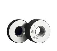 Jauge à filetage, Jeu de jauges à bague filetée for filetages M18 et M20, 8 pièces(M20x1.5-5h)