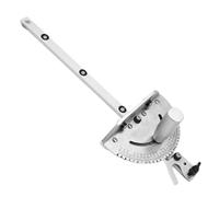 Jauge à onglet de précision avec une fente standard - Rapporteurs de haute précision - Outil de travail du bois avec clôture en aluminium