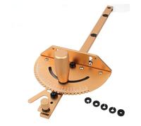 Jauge à onglets avec butée de piste for scie à table et routeur, outil de précision for le travail du bois for des coupes précises(Handle Ruler)