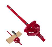 Jauge à onglets de précision, jauge à onglets pour scie à table - Clôture à onglet télescopique en d'aluminium - Jauge d'alignement pour scie à Table télescopique, système de clôture à jauge d'onglet