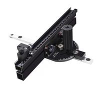 Jauge à onglets de scie à Table compacte avec butée rabattable de clôture de 360mm, arrêts à Angle positif, accessoires de coupe pour le travail du bois, adaptés à une fente de