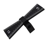 Jauge à queue d'aronde en aluminium pour le travail du bois : 1:5 et 1:8 pour une règle de marquage de précision pour une disposition précise des joints en queue d'aronde et une mesure de la planche