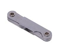 Jauge à vis portable en acier inoxydable pour mesure industrielle Outil de mesure Outil de mesure pour la couture du travail du bois Jauge de boulon vertical et écrou/vérificateur de filetage