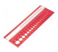 Jauge aiguilles à tricoter - Knitpro(...) - Rouge Rouge G