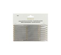 Jauge boutonnière extensible argent (16x8cm) - BOHIN(...) - Gris