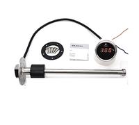 Jauge Carburant, 240-33OHM AUTO AUTO DIESEL ESSUSEL GAUGE DIGULE DIGURAL 2 "52 mm Indicateur de niveau du réservoir d'huile avec capteur de niveau de carburant 150-600 mm 12V / 24V,Jauge Cuve Fioul(4