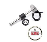 Jauge Carburant, Indicateur de niveau de réservoir d'huile 0-190Ohm avec capteur de niveau de carburant for jauge de niveau de carburant numérique 52MM(600mm WS)