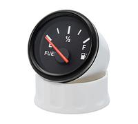 Jauge Carburant, Jauge de carburant à rétroéclairage rouge 52MM avec capteur de niveau de carburant 125MM 175MM 225MM 275MM 0-190ohm Indicateur de niveau de réservoir d'huile for bateau(Only)