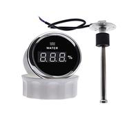 Jauge Carburant, Jauge de niveau d'eau numérique capteur de niveau d'eau 0-190 Ohm Fit jauge de niveau de carburant de voiture de bateau avec rétro-éclairage rouge(250MM)