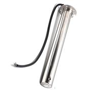 Jauge Carburant, Jauge numérique double 52mm avec compteur de niveau d'eau d'avertissement + compteur de niveau d'eaux usées for capteur de niveau d'eaux usées 0-190ohm voiture de bateau(450mm-1)