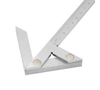 Jauge carrée de centrage ， Carré de centrage 100 * 70mm jauge centrale jauge de centre de mesure de barre ronde chercheur de centre de marquage