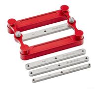 Jauge centrale, outil de jauge centrale de précision en acier inoxydable avec barres de marquage interchangeables, alignement sans effort du travail du bois, règle tenon gabarit (A)