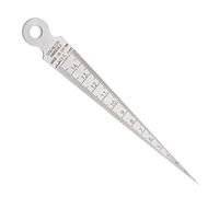 Jauge conique compacte de 0 à 15 mm en acier inoxydable - Jauge d'épaisseur en pouces et métrique pour outil de mesure de trou La Ser