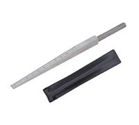 Jauge conique en acier inoxydable, outil de palpage d'écart de cale de soudage pour la mesure des trous - Plage à double échelle de 0,5 à 11 mm - Corps traité thermiquement avec