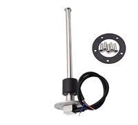 Jauge cuve fioul, 150-350mm indicateur de capteur de niveau de carburant d'eau 190ohm Fit 52mm compteur de carburant de réservoir de jauge d'eau numérique for Yacht bateau voiture moto, pour la surve