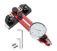 Jauge d’alignement pour scie à table avec indicateur à cadran, guide de rippe fin réglable de 0 à 120 mm pour des coupes précises en menuiserie, accessoire en alliage d’aluminium