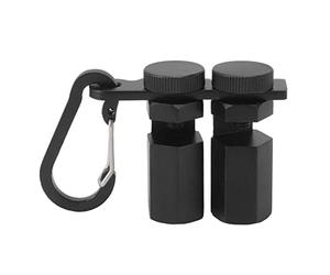 Jauge d’Échelle en Alliage d’Aluminium, Bouton Serrage Hexagonal, Outil de Traçage d’Échafaudage et Règle de Charpente - Précision et Résistance, Fixation Stable, Pour Menuisiers (Noire)