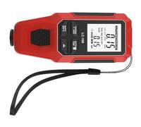 Jauge D’épaisseur de Revêtement de Peinture pour Voitures, 0-2000μm | Mesure Numérique Rapide et Précise, Test Non Destructif, ABS Rouge, 2 Piles Aaa pour Ateliers