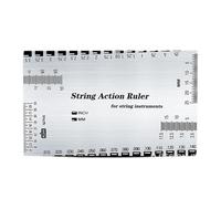 Jauge d'action de corde de guitare, règle de hauteur de corde, outil à bascule de frette de guitare en acier hauteur R cordes jauges d'action guitares