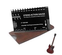 Jauge D'action De Cordes | Accessoires Réglage Basse,Outil de Précision pour Réglage de Cordes à Domicile Lutherie Basse Électrique Voyage